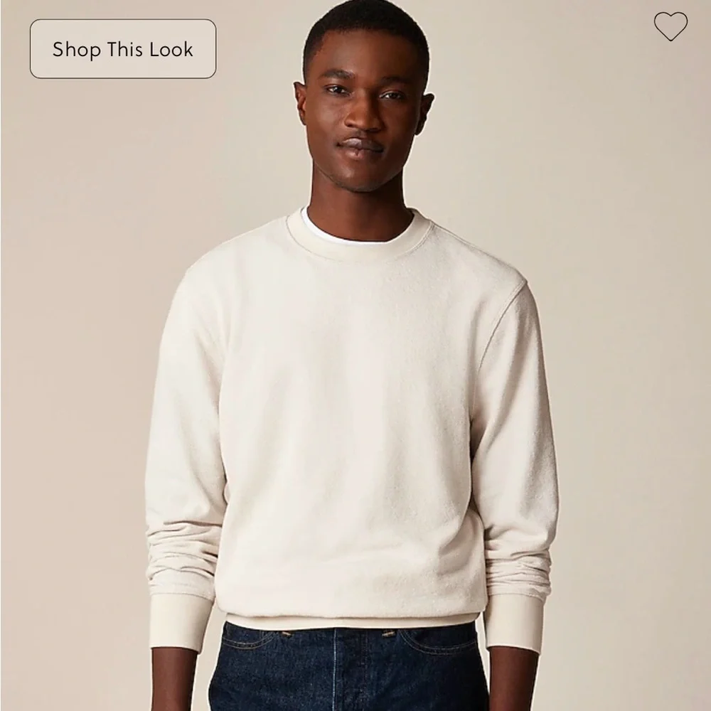 New Jcrew Men’s Long-sleeve textured sweater size small